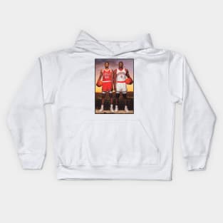 Stacey Augmon and Larry Johnson 1991 Kids Hoodie